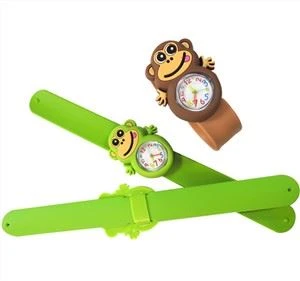 Moda Nowy Silikon Cartoon Slap Watch Kid Zegarek na rękę